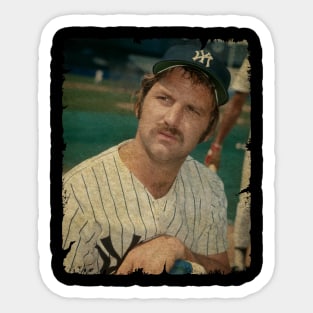 Thurman Munson, New York Yankees Captain in 1976 - 1979 Sticker